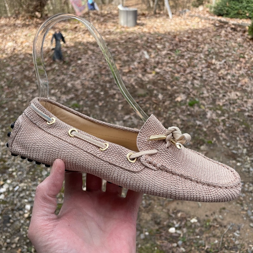 Tod’s Gommino metallic loafers size 4.5 woman’s.